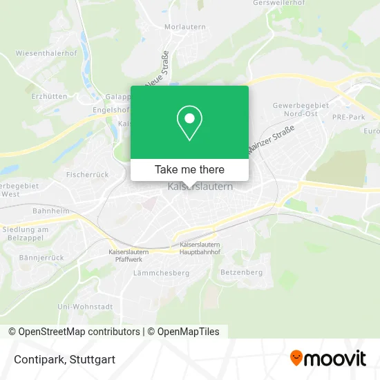 Contipark map