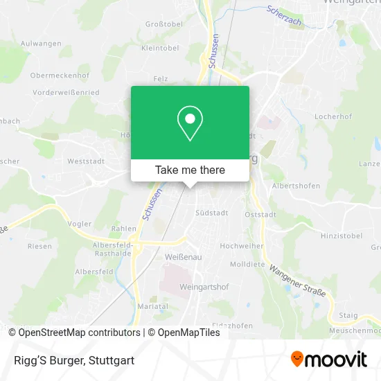 RiggʼS Burger map