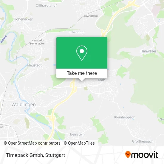 Timepack Gmbh map