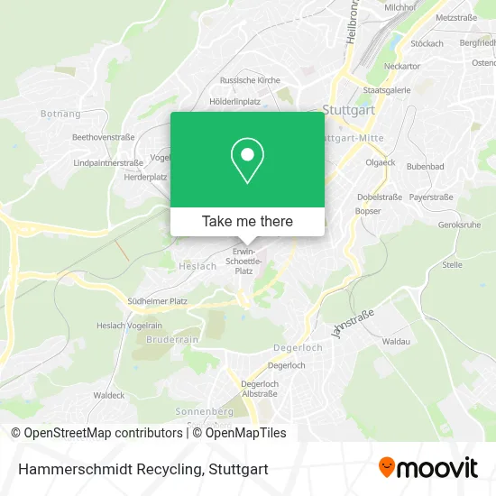Hammerschmidt Recycling map