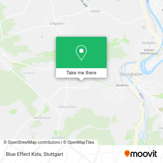 Blue Effect Kids map