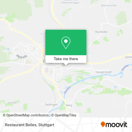 Restaurant Belles map
