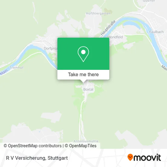 R V Versicherung map