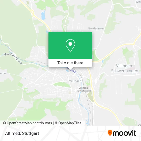 Altimed map