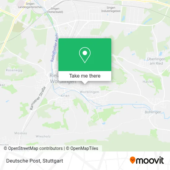 Deutsche Post map
