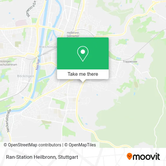 Ran-Station Heilbronn map