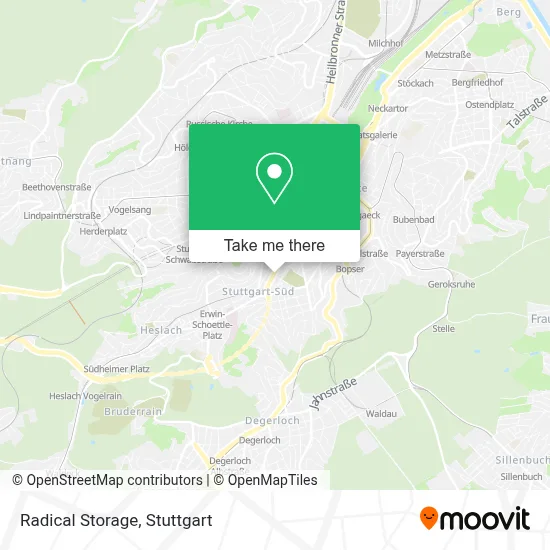 Radical Storage map