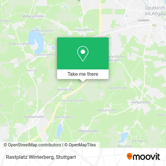 Rastplatz Winterberg map