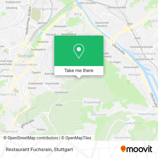 Restaurant Fuchsrain map