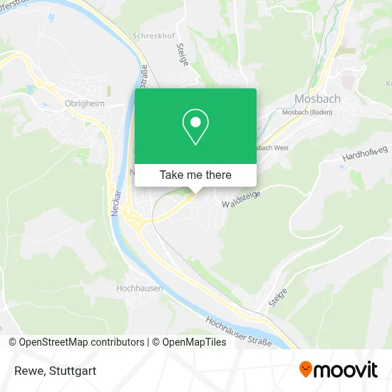 Rewe map