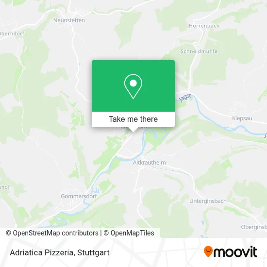 Pizzeria Adriatica map