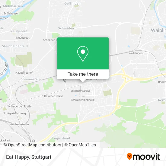 Eat Happy map