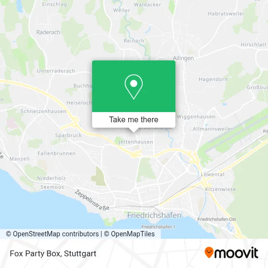 Fox Party Box map