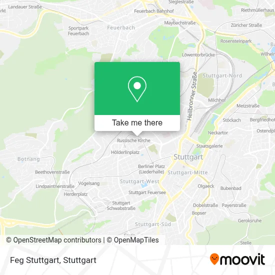 Feg Stuttgart map