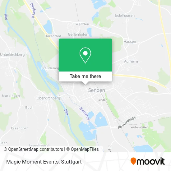 Magic Moment Events map