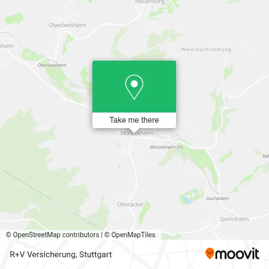 R+V Versicherung map