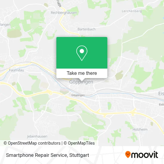 Smartphone Repair Service map