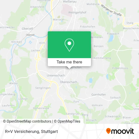 R+V Versicherung map