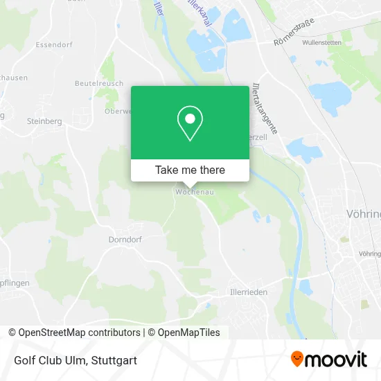 Golf Club Ulm map