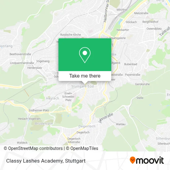 Classy Lashes Academy map