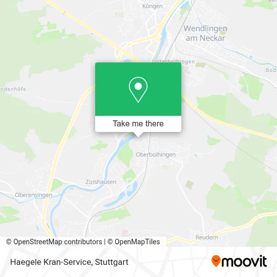 Haegele Kran-Service map