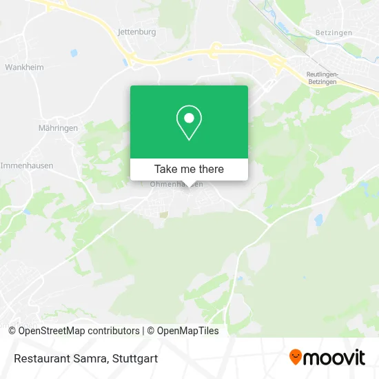 Restaurant Samra map
