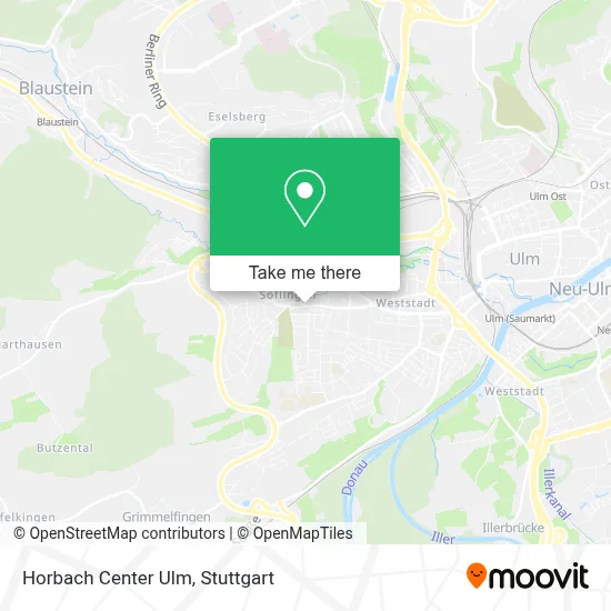 Horbach Center Ulm map