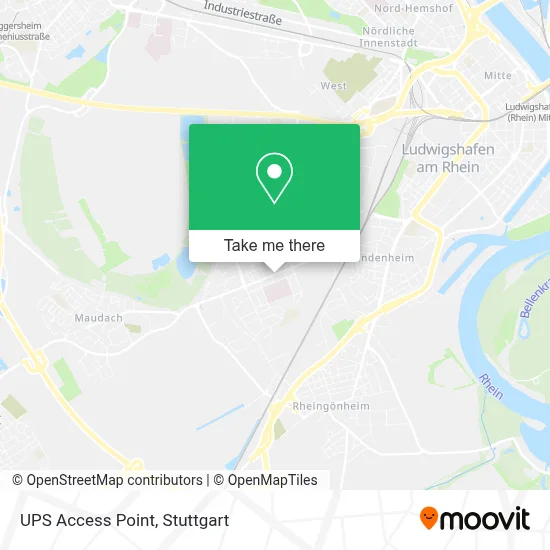 Ups Access Point map