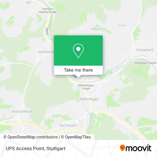 Ups Access Point map