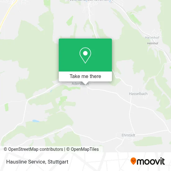 Hausline Service map