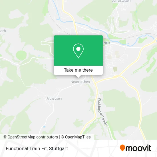 Functional Train Fit map