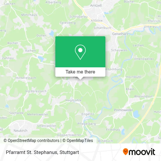 Pfarramt St. Stephanus map