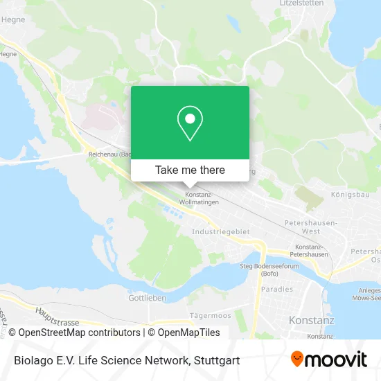 Biolago E.V. Life Science Network map