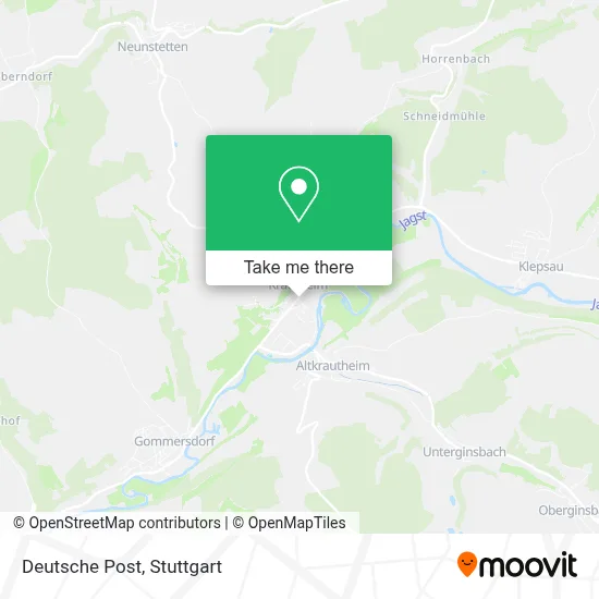 Deutsche Post map