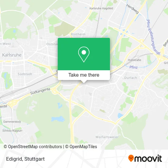 Edigrid map