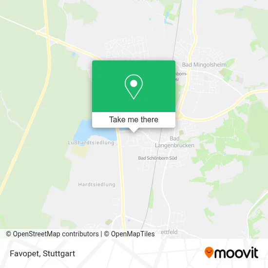 Favopet map