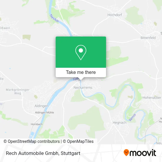 Rech Automobile Gmbh map