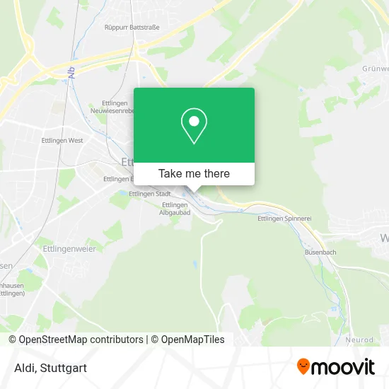 Aldi map