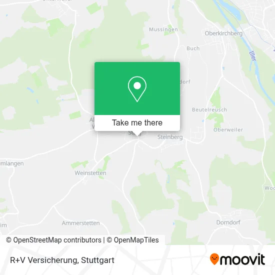 R+V Versicherung map