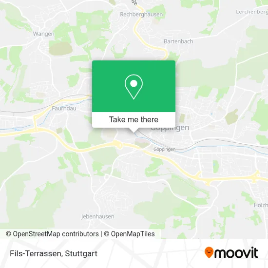 Fils-Terrassen map