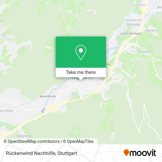 Rückenwind Nachhilfe map