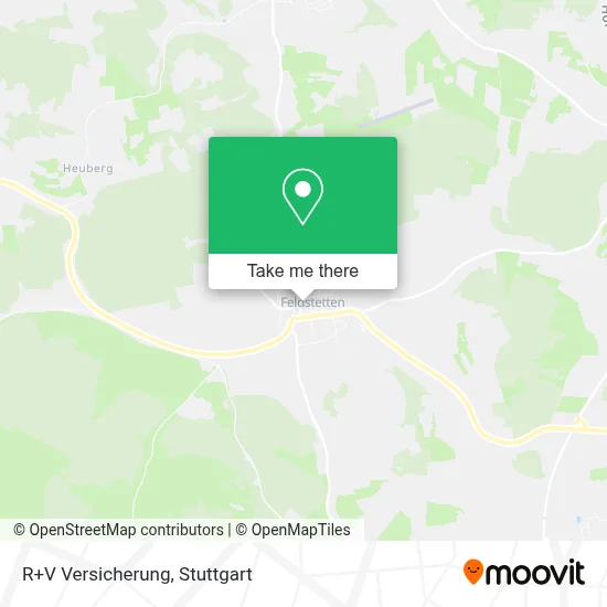 R+V Versicherung map