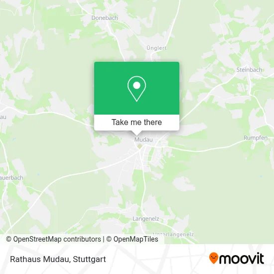 Rathaus Mudau map