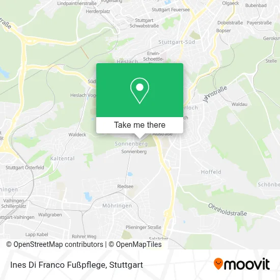Ines Di Franco Fußpflege map