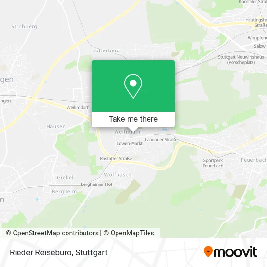 Rieder Reisebüro map