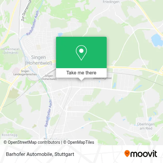 Barhofer Automobile map