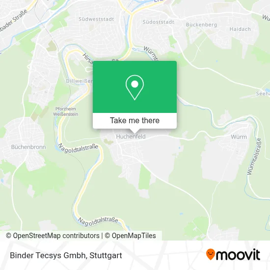 Binder Tecsys Gmbh map