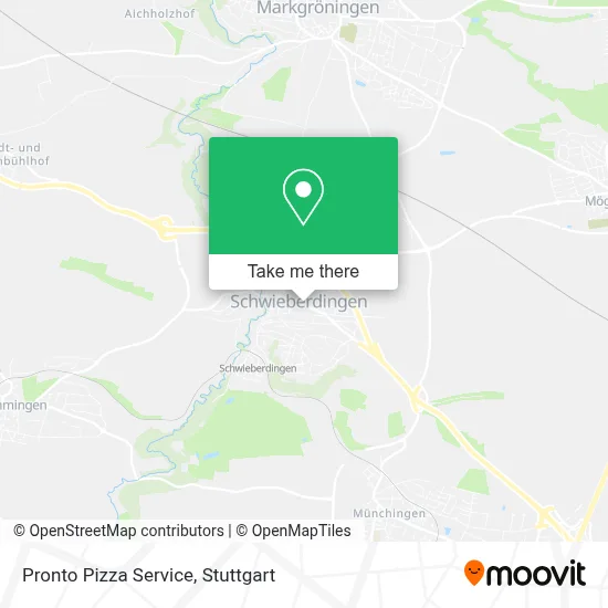 Pronto Pizza Service map