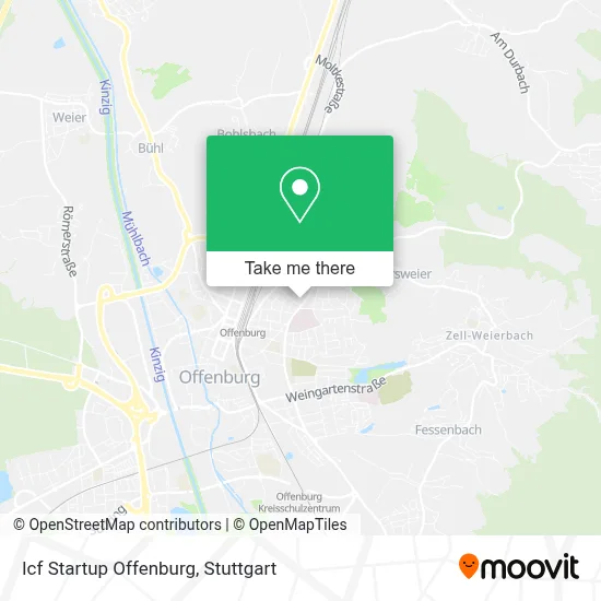 Icf Startup Offenburg map