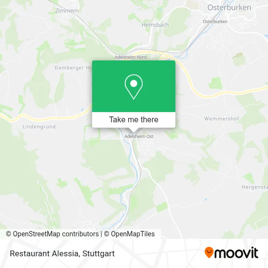 Restaurant Alessia map